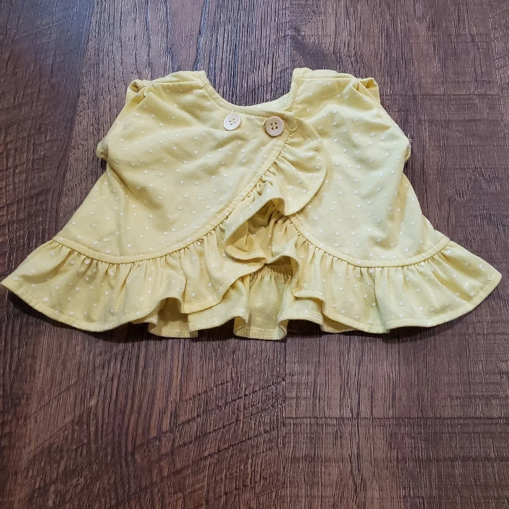 Jessica Simpson Baby Girl Matching Set Sunflower Joggers Polka Dot Top Ruffle 3M
